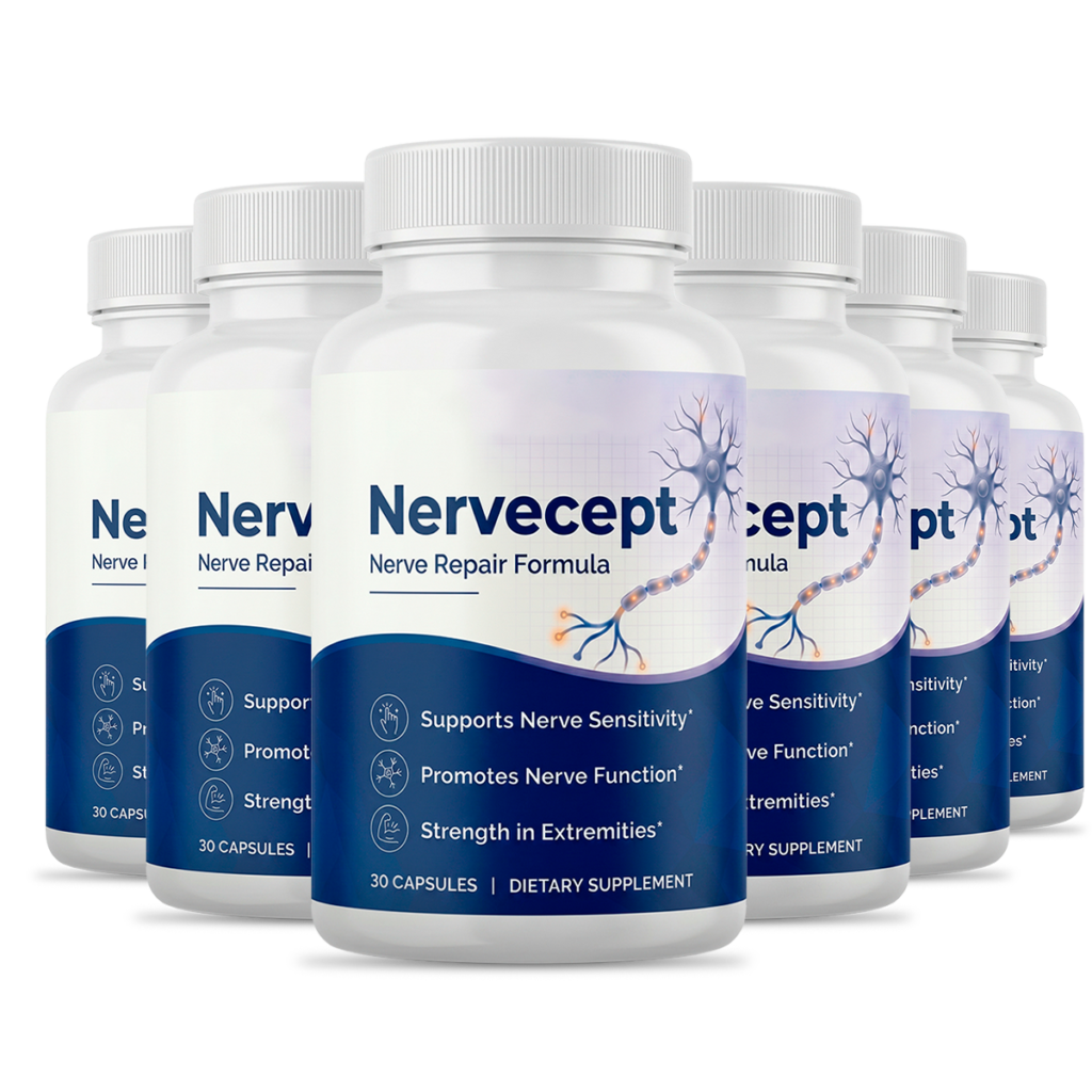 Nervecept 6 bottles package